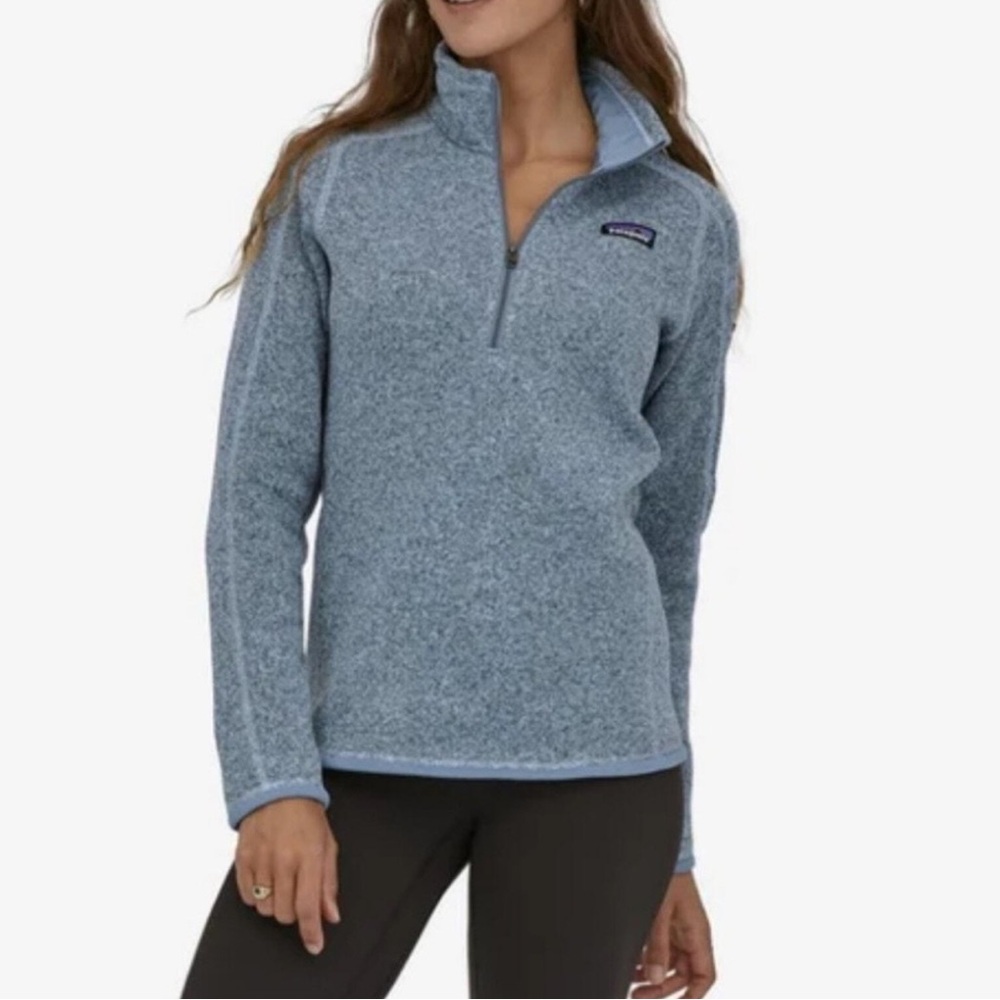 Patagonia Blue Quarter Zip Pullover